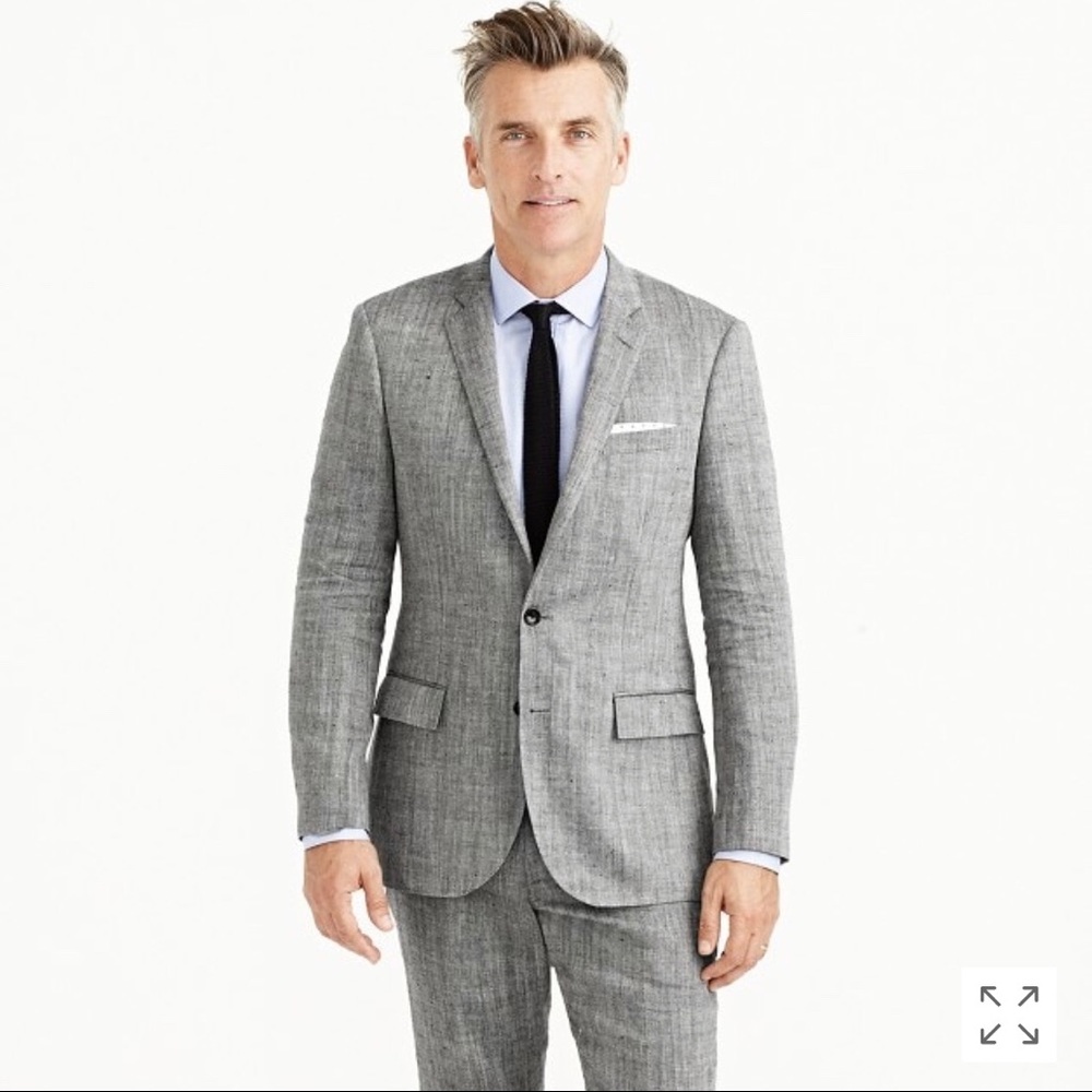 J. Crew -  Ludlow suit - herringbone Italian cloth